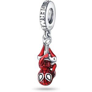 925 Sterling Silver Spider Charm fits Pandora Europe Bracelets